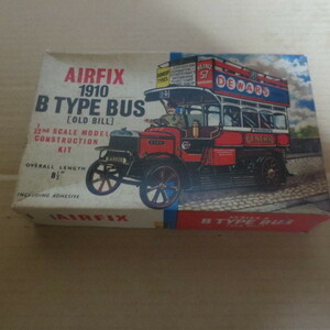 古いプラモデル AIRFIX　空箱　説明書付き　1910　B　TYPE　BUS