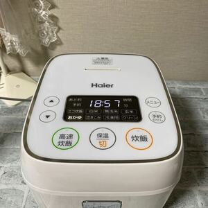 （29）ハイアール Haier 2021年製 炊飯器 JJ-M32A 現状品