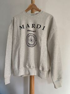 マルディメクルディ Mardi Mercredi スウェット SWEATSHIRT UNIV 長袖 レディース 韓国 ファッション アパレル　フリーサイズ