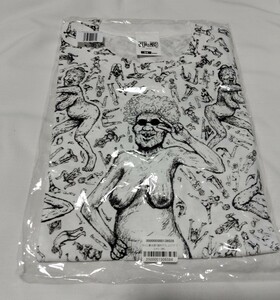 新品◆漫画太郎　罪と罰　描き下ろしババアTシャツ/M