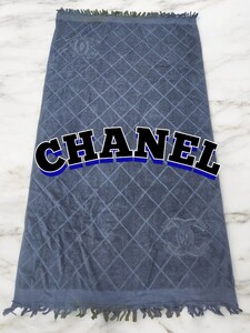 ★CHANEL★シャネル大判タオル新品★タオルケットラグバスタオル