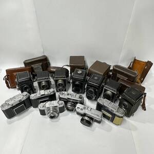 ★ 1円〜【13点まとめ売り】 二眼レフカメラ レンジファインダー まとめ売り アンティーク フィルムカメラ RICOHFLEX WALZFLEX 等 J152970