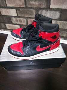 AIR JORDAN 1 RETRO BRED 2001 ナイキ エアジョーダン1レトロ ブレッド 26.5　スラムダンク　桜木花道