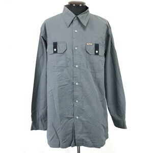 Calvin Klein Jeans/カルヴァンクライン★長袖シャツ【メンズL/gray/グレー】Shirts◆SBH789