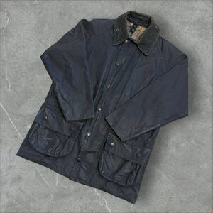 【送料無料】Barbour A196 BEAUFORT C36/91 2000年製 オイルジャケット リプルーフ済み ネイビー 英国製