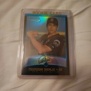 超激レア 2001 Bowman Chrome Tsuyoshi Shinjo 新庄剛志 SSP RC Refractor ＃137 Mets現日本ハム監督 MLB レジェンド スーパースター 阪神