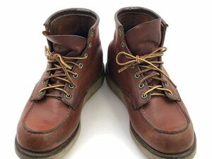 即決◆RED WING レッドウイング メンズ 25.5cm カジュアルシューズ USED ブラウン系 USED