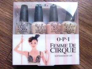 送料無料●在庫僅か●レア●OPI●ソフトシェード　限定Femme De Cirque　ミニ４本セット　新品　補償付き