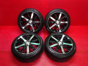 Euro Sprit Artemis 社外18インチホイール 4本 8J +38 5H 100 FALKEN ZIEX ZE310 225/45R18 フォルクスワーゲン ビートル VW ファルケン