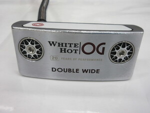 レフティー左 オデッセイ◆ホワイトホットWhiteHot OG　ダブルワイドDOUBLE WIDE 32.5インチ シャフトカット品 キズ多め お買い得