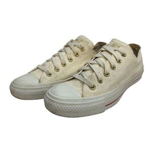 D411 CONVERSE コンバース オールスター レディース ローカットスニーカー US5.5 24.5cm ホワイト キャンバス