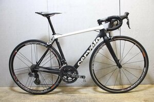 Di2コンポ!!■cervelo サーベロ R3 フルカーボン CAMPAGNOLO ZONDA C15 SHIMANO ULTEGRA 6870 Di2 MIX 2X11S サイズ51 2016前後 美品