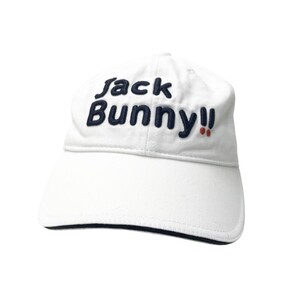 JACK BUNNY ジャックバニー キャップ ホワイト系 FR [240101270125] ゴルフウェア