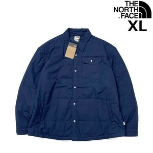 1円～!売切!【正規新品】THE NORTH FACE◆M66 STUFFED SHIRT JACKET 中綿ジャケット シャツ US限定 胸ポケット(XL)紺 190122-100