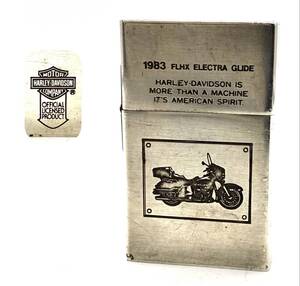 □Zippo ジッポ ジッポー ORIGINAL 1932 REPLICA レプリカ HARLEY-DAVIDSON ハーレーダビッドソン バイク ロゴ 1989年製