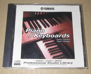 ★YAMAHA CD SAMPLER PSLCD-101 PIANO/KEYBOARDS A3000 A4000 A5000 STUDIO LIBRARY★MADE in JAPAN★