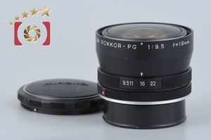 【中古】MINOLTA ミノルタ UW ROKKOR-PG 18mm f/9.5