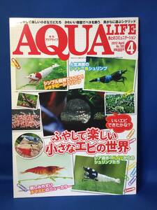 n115 中古 月刊アクアライフ AQUA LIFE 2012年4月☆ふやして楽しい小さなエビの世界☆ヌマエビ☆レッドビーシュリンプ☆琉金☆錦鯉