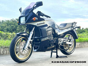 ☆カワサキGPZ900R☆元祖ニンジャ☆車体綺麗 黒銀カラー エンジンブレーキ電気系作動確認済 KAWASAKI 絶版車 名車 トップガン