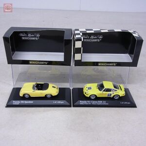 PMA 1/43 ポルシェ 356 A スピードスター 1956/カレラ RSR Sebring 12hrs 1973 計2台セット ミニチャンプス MINICHAMPS【10