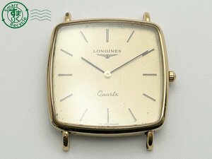 2406600133　◇ LONGINES ロンジン 761 6245 L761.2 スクエア ゴールド フェイスのみ メンズ クォーツ QUARTZ QZ 腕時計 中古