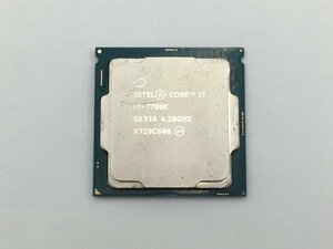 ♪▲【Intel インテル】Core i7-7700K CPU 部品取り SR33A 0530 13