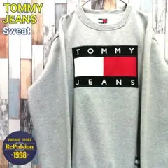 TOMMY JEANS　トミージーンズ　スウェット☆刺繍ロゴ