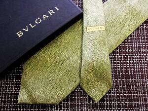 ☆状態並N☆5753■【BVLGARI】ブルガリ 「最高級セッテピエゲ」 ネクタイ