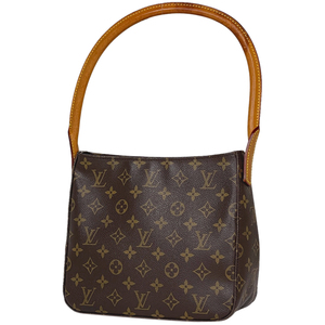 【在庫一掃】 ルイ・ヴィトン Louis Vuitton ルーピング MM 肩掛け ワンショルダー モノグラム ブラウン M51146 レディース 【中古】