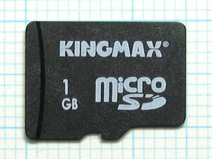 ★KINGMAX microＳＤ メモリーカード １ＧＢ 中古★送料８５円・１８５円