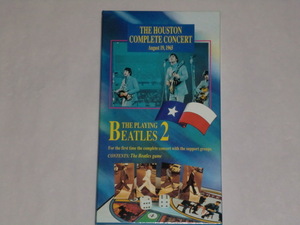 ■THE BEATLES／THE HOUSTON COMPLETE CONCERT／2CDボックス・セット・双六付き■