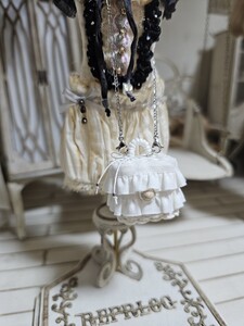 *SUzuHirO..DolL* new item ショルダーフリルカゴポーチ ブライス Blythe アウトフィット ドール 1/6 ミニチュア