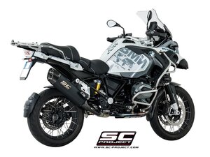 【国内在庫】SC-PROJECT アドベンチャーエキゾースト ”ブラックエディション” 消音バッフル付属 BMW R1200 GS ADVENTURE 