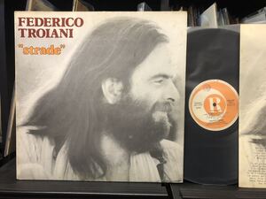 イタロ 歌物ORG LP ▼ Federico Troiani -Strade‘78イタリアRicordi原盤 ▼ カンタウトーレ*フェデリコ・トロイアーニ * 歌詞付 * 伊初版 