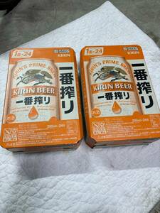 キリン一番搾り ビール ３５０ｍｌ×２ケース 48本 送料込み！