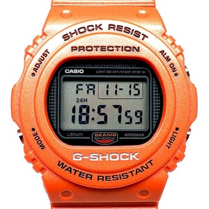 G-SHOCK ジーショック 【IT2XXYX5W4RB】 DW-5700BE-4 BEAMS Gショック20周年記念 ビームス別注モデル オレンジメタリック 2003年12月発売