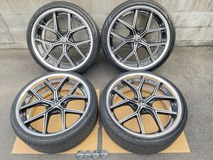 超美品！売切！バリ山！WALD　イリマ　22インチ120 9.5J　10.5J　265/30R22　295/30R22　LS460　LS600　LS500　新型アルファード　