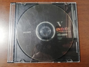 ★【消去済み】SONY　ソニー　V　DVD-RW for VIDEO CPRM対応 120min 薄型ケース付き　送料140円