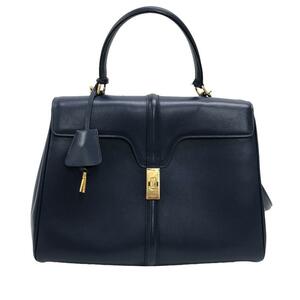 CELINE/セリーヌ 2WAYハンドバッグ レザー ショルダーバッグ ネイビー レディース ブランド