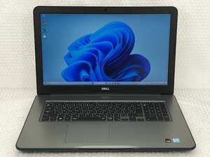 ●●【難あり】DELL Inspiron 17 5767 / i7-7500U / 8GBメモリ / 500GB SSD / 17.3型 / Windows 11 Home【中古ノートパソコン ITS JAPAN】