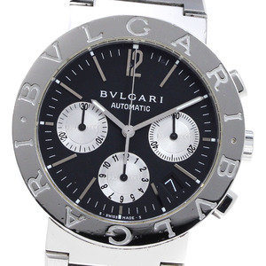 ブルガリ BVLGARI BB38SSCH ブルガリブルガリ クロノグラフ 自動巻き メンズ _820358