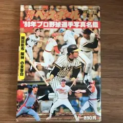 ★週刊ベースボール　昭和55年　プロ野球選手写真名鑑　ワケあり