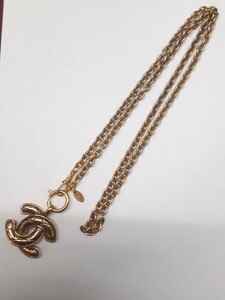 1円　 ネックレス　シャネル　CHANEL　 ゴールドカラー アクセサリー　ココマーク　金色　