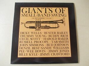 P4068　即決　LPレコード　BILLY KYLE　RUSSELL PROCOPE他『GIANTS OF SMALL BAND SWING　VOL.1』　輸入盤　US盤