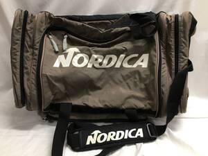 【ボストンバッグ】 NORDICA ノルディカ スキー スノボーバッグ スポーツバッグ ショルダー付き 旅行用 ボストンバッグ ベージュ 