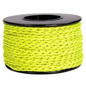 ATWOOD ROPE 反射材付 マイクロコード 1.18mm ネオンイエロー アトウッドロープ 125フィート MICRO 紐