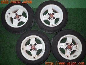 3UPJ=21430914]アウトビアンキ A112(112A2)CROMODORA ABARTH CD30 クロモドラ アバルト ホイール 13×5.5J PCD98 +7 4本 中古