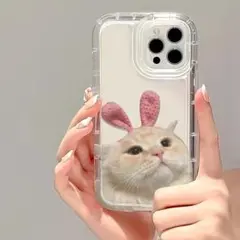 【新入荷】 iPhone15ProMax スマホケース 猫 アニマル うさぎ