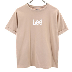 リー 半袖 Tシャツ M ベージュブラウン系 Lee レディース