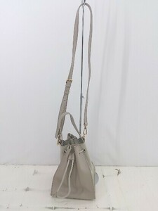 ◇ zakkaholic ザッカホリック 2WAY ショルダー ハンド バッグ ベージュ レディース E